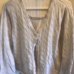 Women’s plus size 1x sparkly layered sweater beige gold by Croft & Barrow